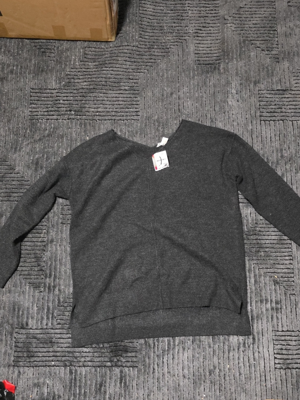 Caslon Black V-Neck Sweater